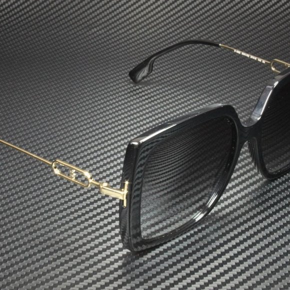 Burberry Women's 57mm Black Sunglasses! New! - Picture 3 of 5